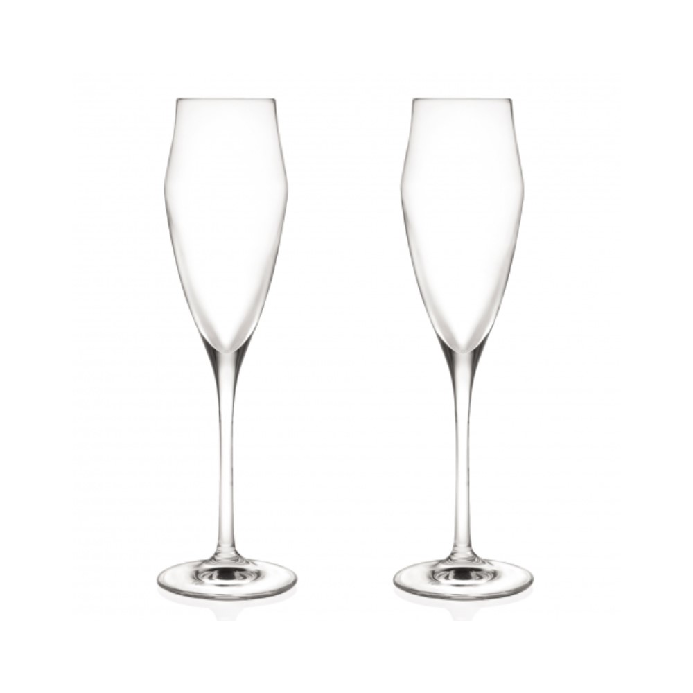 Set of cups Masterpro Wine Crystal 18 cl (2 uds) - set