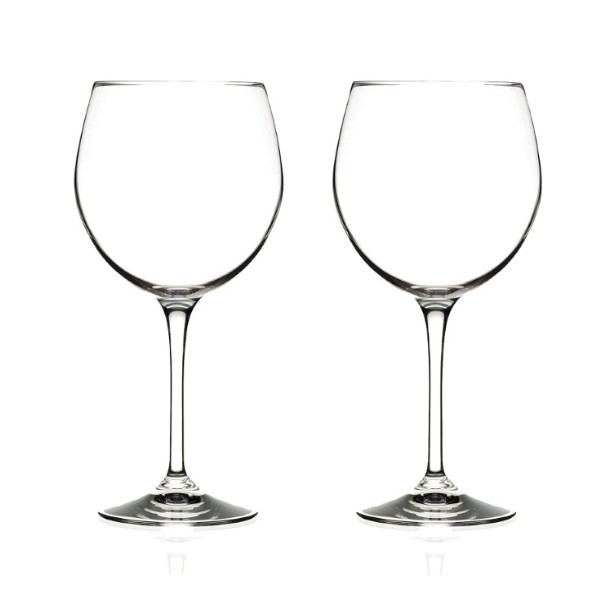 Set of cups Masterpro Barware Crystal Silver 67 cl (2 uds) - set