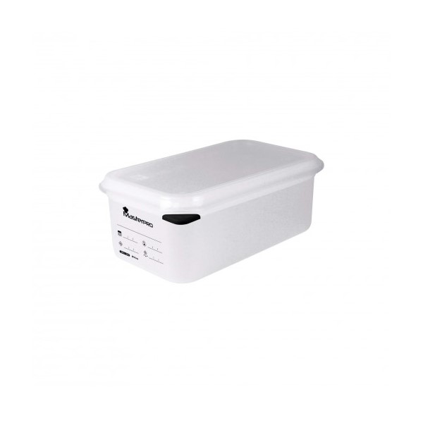 Hermetic Lunch Box Masterpro Transparent Plastic polypropylene (2,8 L) - hermetic