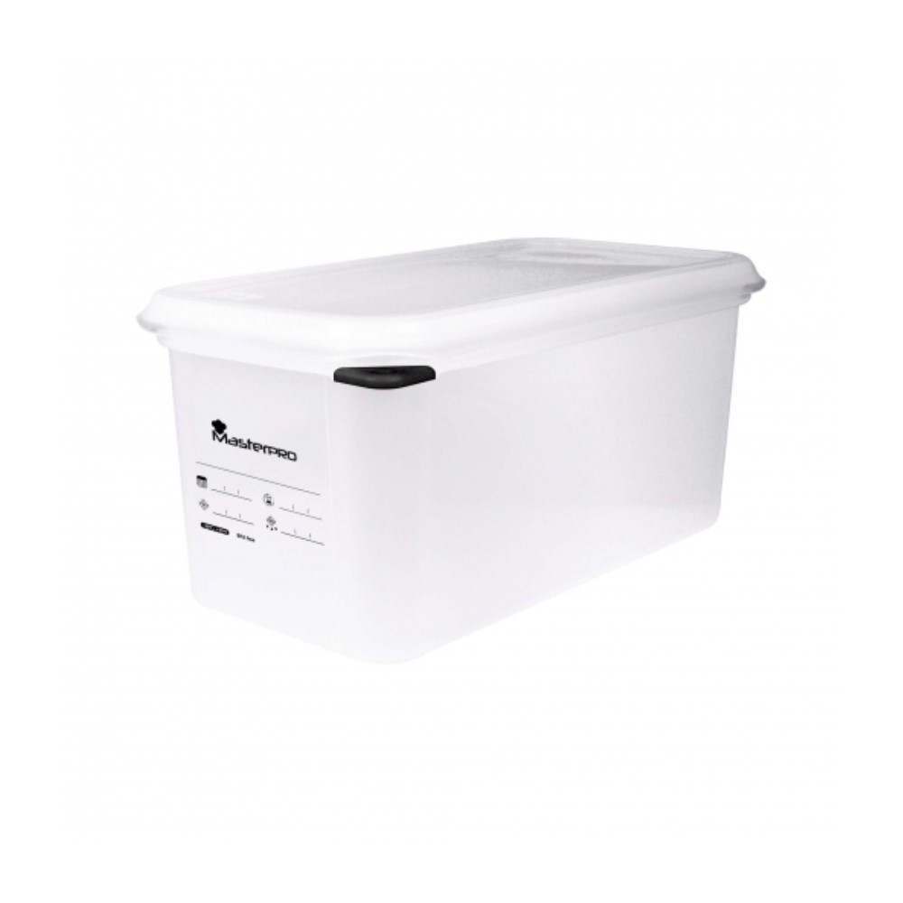 Hermetic Lunch Box Masterpro Transparent Plastic polypropylene (400 ml) - hermetic