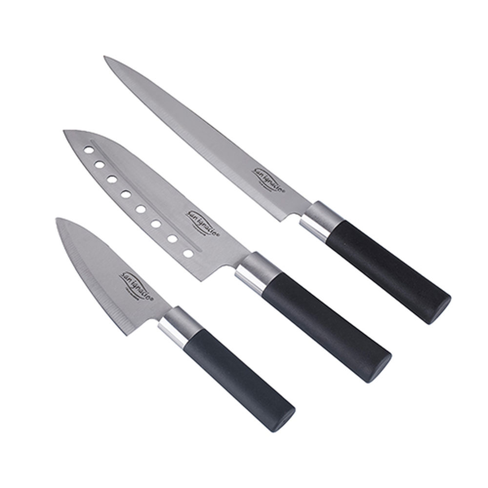 Knife Set San Ignacio Stainless steel (3 uds) - knife