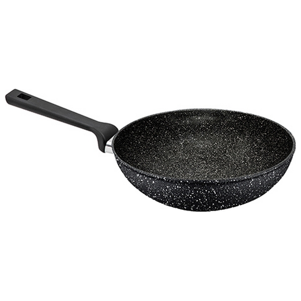 Wok Pan San Ignacio Black Toughened aluminium (Ø 28 cm) - wok