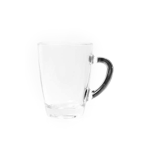 Set of Mugs Benetton Black Crystal black 0,3 L (4 uds) - set