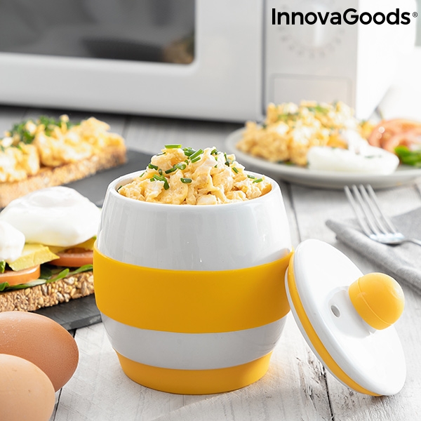 Ceramic Microwave Cooker with Recipes Eggsira InnovaGoods - ceramic