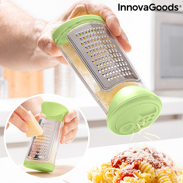 3-in-1 Grater with Container and Dispenser Cheezy InnovaGoods - 3