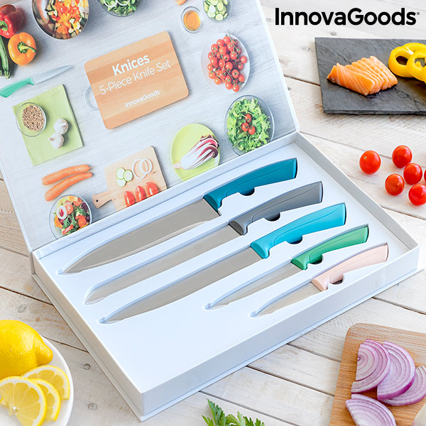 Knife Set Knices InnovaGoods 5 Pieces - knife