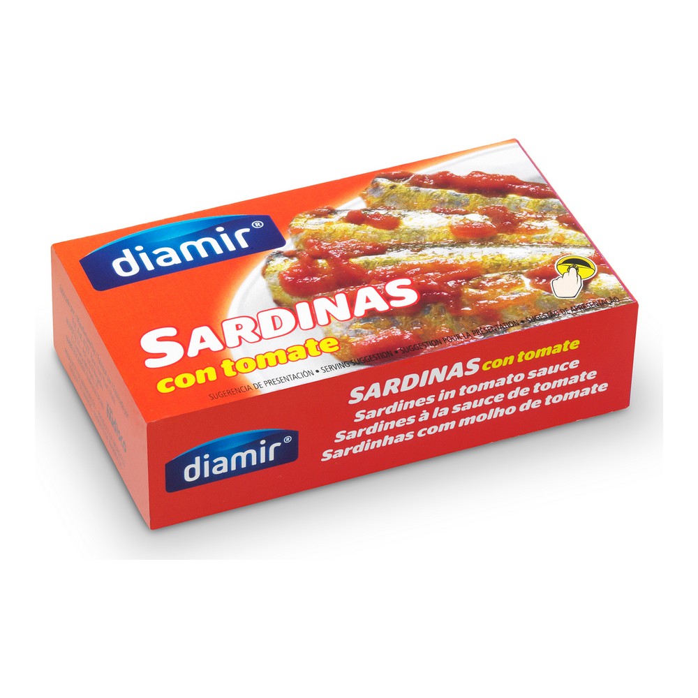 Sardines Diamir Tomato (125 g) - sardines