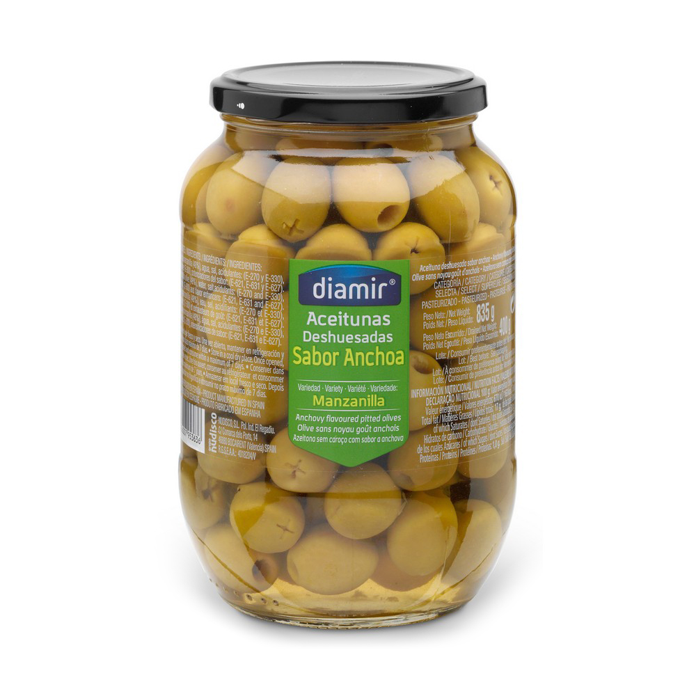 Olives Diamir Manzanilla Boned (850 ml) - olives