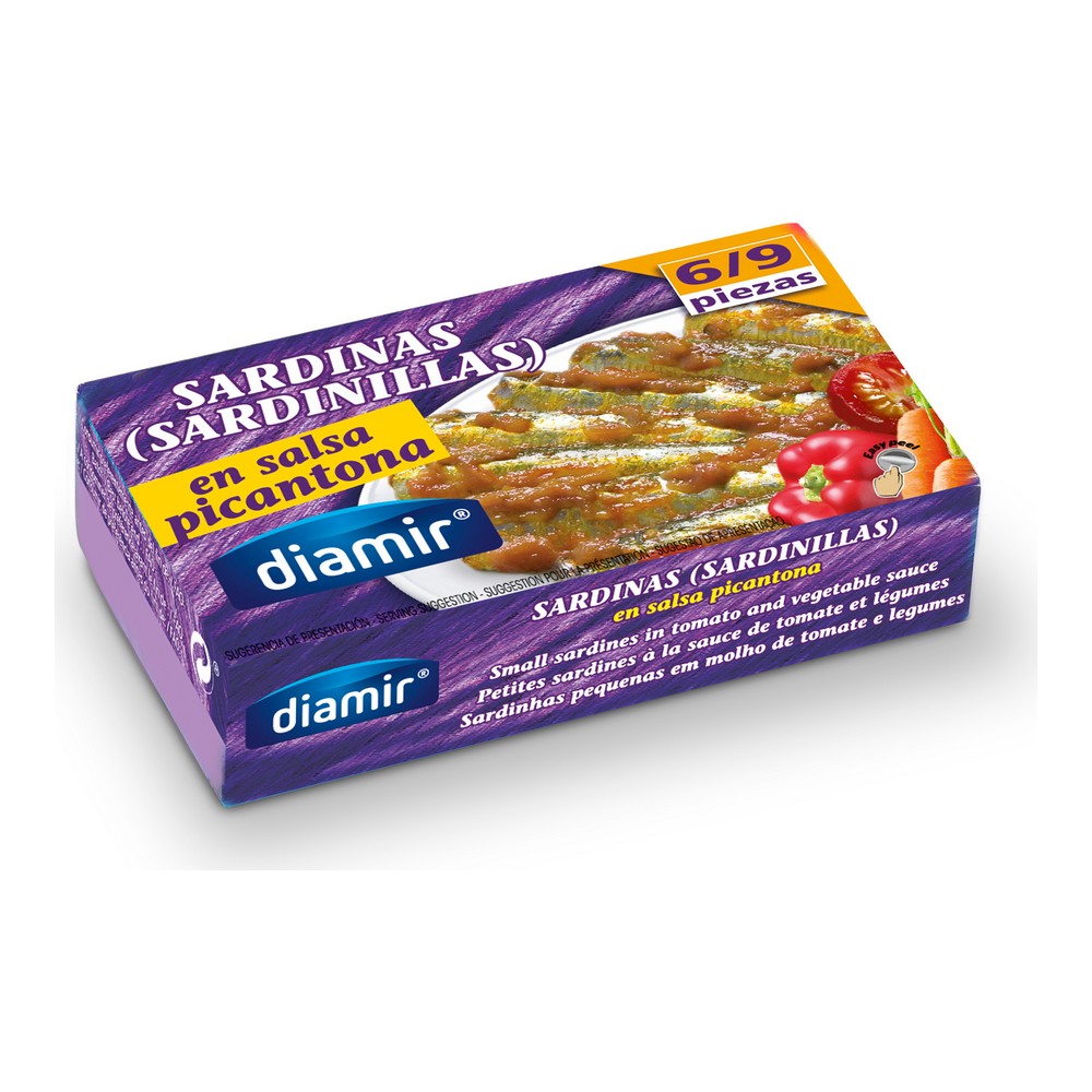 Sardines Diamir Spicy (90 g) - sardines