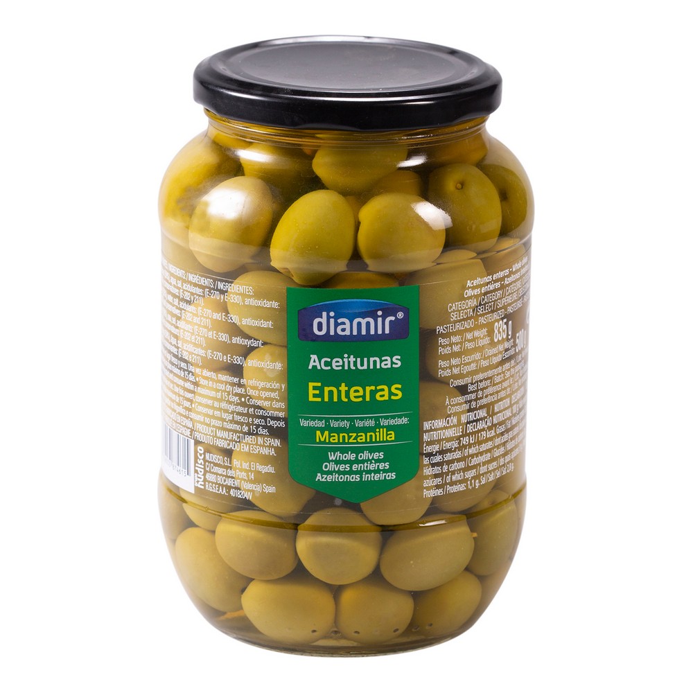 Olives Diamir Manzanilla (850 ml) - olives