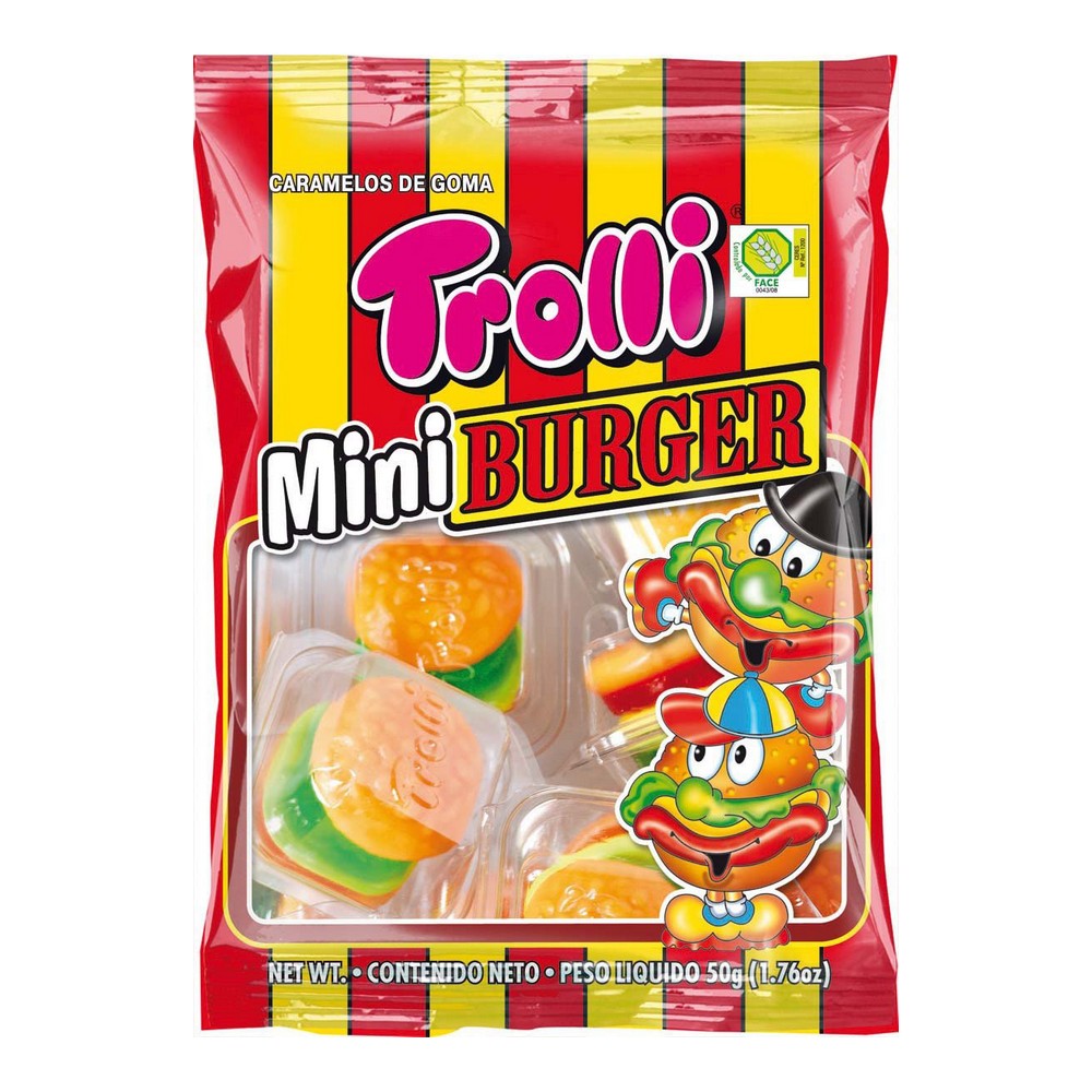 Candies Trolli Mini Burger (50 g) - candies