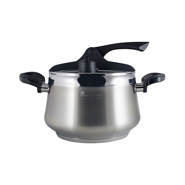 Pressure cooker Masterpro Stainless steel 6 L - pressure