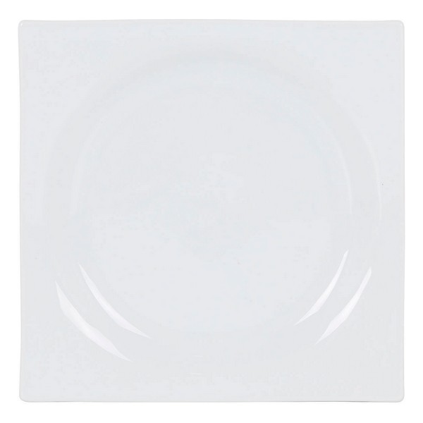 Flat plate Zen Porcelain White (24 x 24 x 2,5 cm) - flat