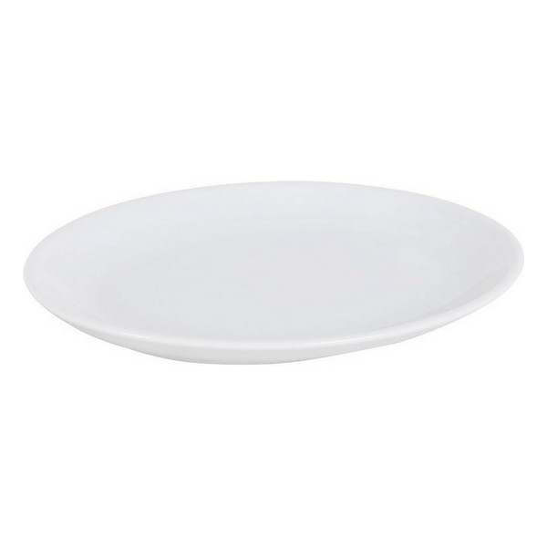 Tray Lebon Oval Porcelain White (18 x 14 x 2 cm) - tray