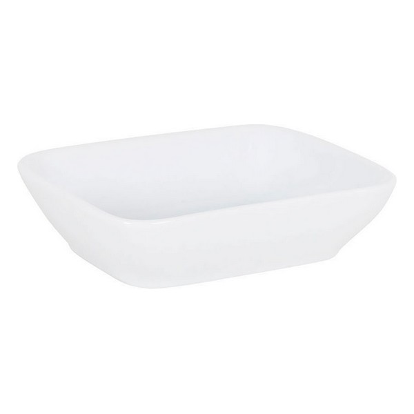 Bowl Lebon Rectangular Porcelain White (12 x 8,5 x 3 cm) - bowl