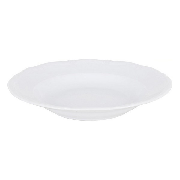 Deep Plate Maria Porcelain White (ø 22,5 x 4 cm) - 