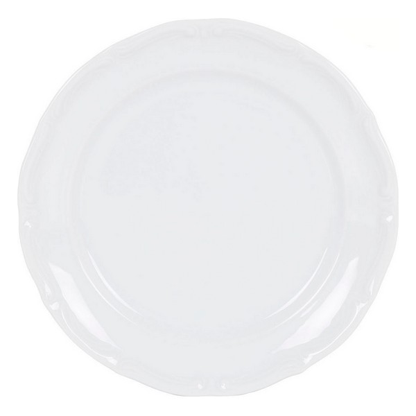 Flat plate Maria Porcelain White (ø 23,5 x 2,5 cm) - flat