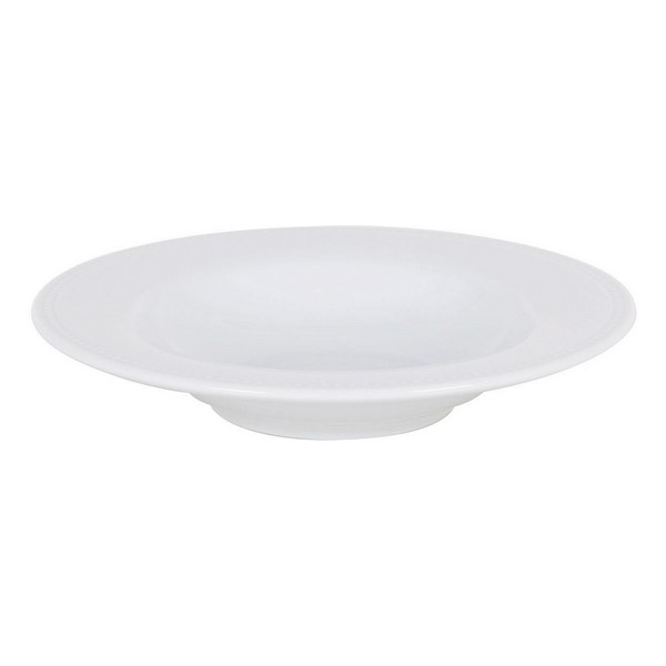 Deep Plate Collet Porcelain White (ø 22 x 4 cm) - deep