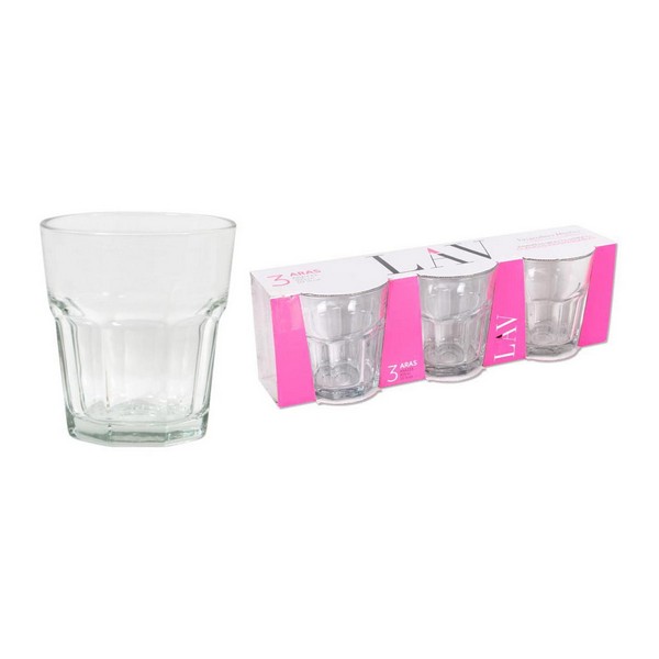 Set of glasses LAV Aras Crystal (3 Uds) - set