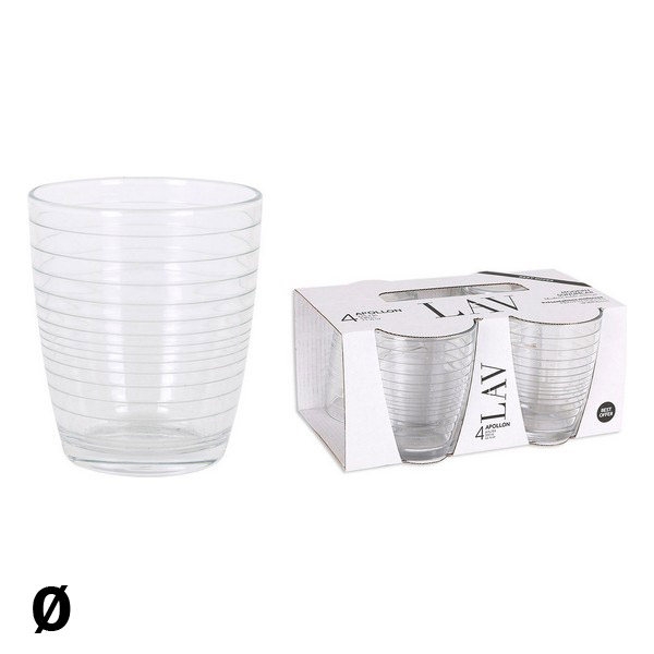 Set of glasses LAV 415 ml Crystal (4 Uds) - set