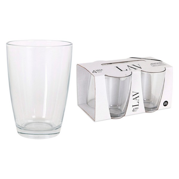 Set of glasses LAV Vega 415 ml Crystal (Pack of 4) - set