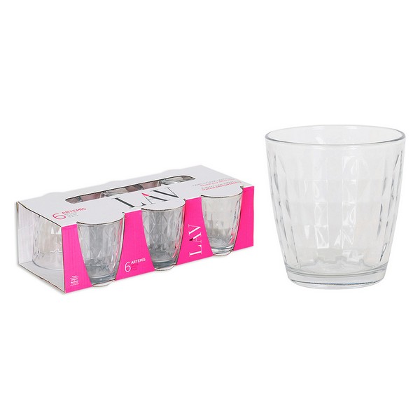 Set of glasses LAV New Artemis 270 ml Crystal (Pack of 6) - set