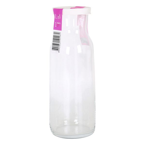 Glass Bottle LAV Fonte Deco Transparent (1,2 L) - glass