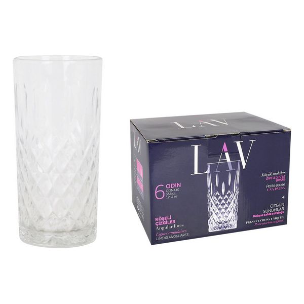 Set of glasses LAV Odin (6 uds) (356 ml) - set