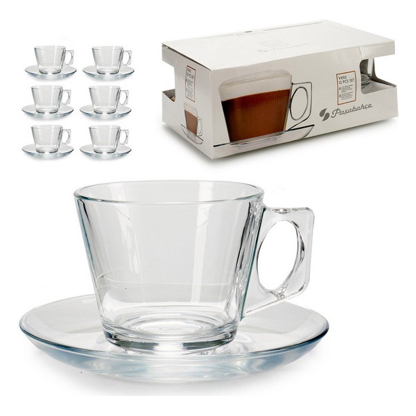 Piece Coffee Cup Set Glass (6 Pieces) - piece