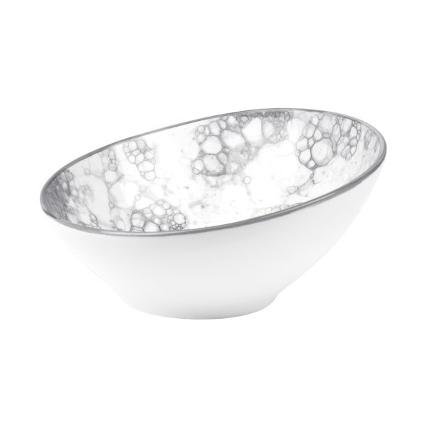 Bowl Porcelain Black/White (ø 16 x 7 cm) - bowl