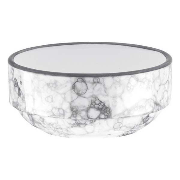 Bowl Gourmet Porcelain Black/White (6 x 2,5 cm) - bowl