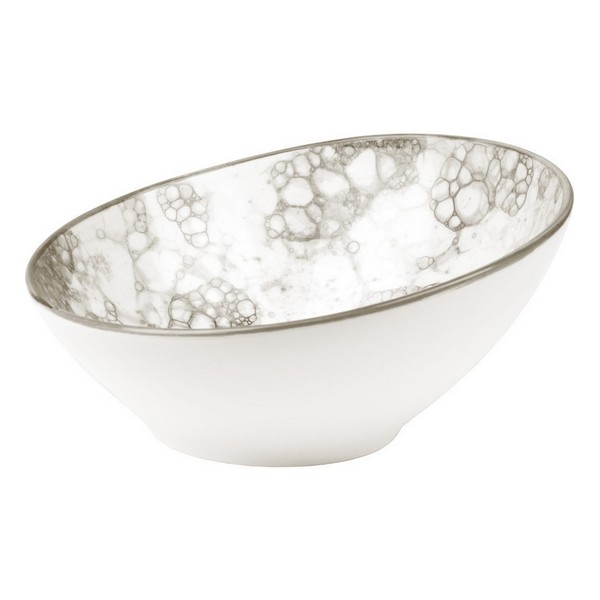 Bowl Porcelain White/Brown (18 x 8,5 cm) (40 cl) - bowl