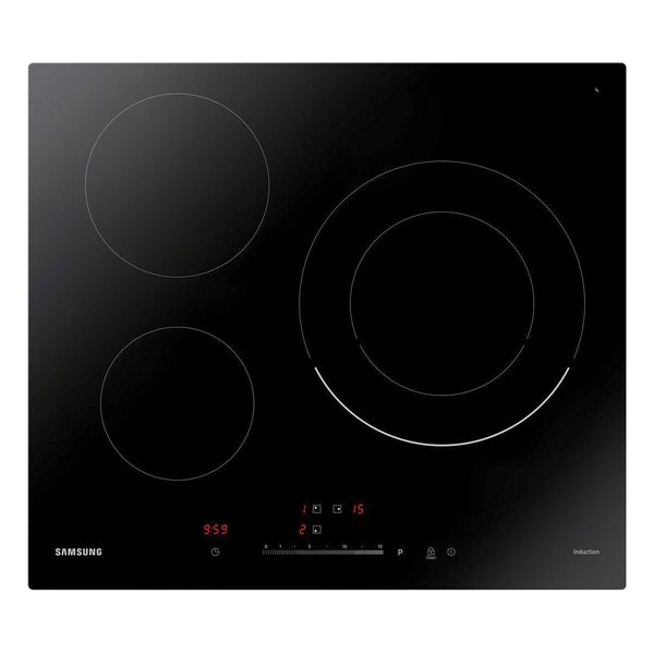 Induction Hot Plate Samsung NZ63R3727BK 60 cm (3 Cooking Areas) - induction