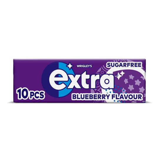 Wrigley's Extra Sugar Free Blueberry Gum 10 Pieces 14G - 0000042181811