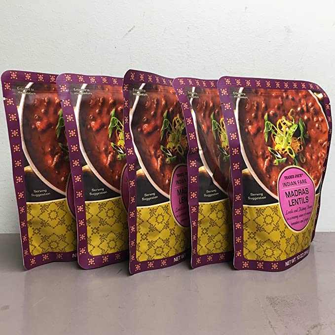  Trader Joe's Indian Fare Madras Lentil - 10 Oz. (5-pack)  - 000048085700
