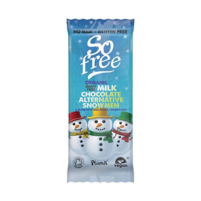 Plamil, So Free So Free Organic Snowmen In A Tray, 30 g - 000096142837