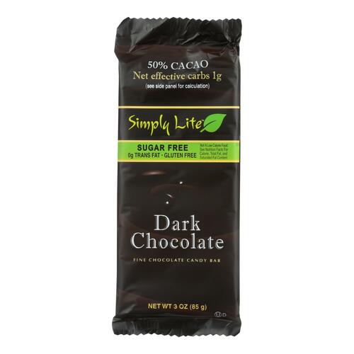 Simply lite, fine chocolate candy bar, dark chocolate - 0000790200123