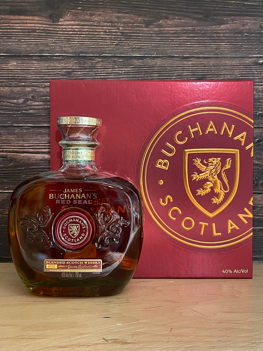 James Buchanan's Red Seal Scotch Whiskey W/ Gift Box (Limited Edition) - 00088076183698