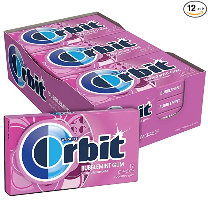 Bubblemint Sugarfree Gum, Bubblemint - 022000114891