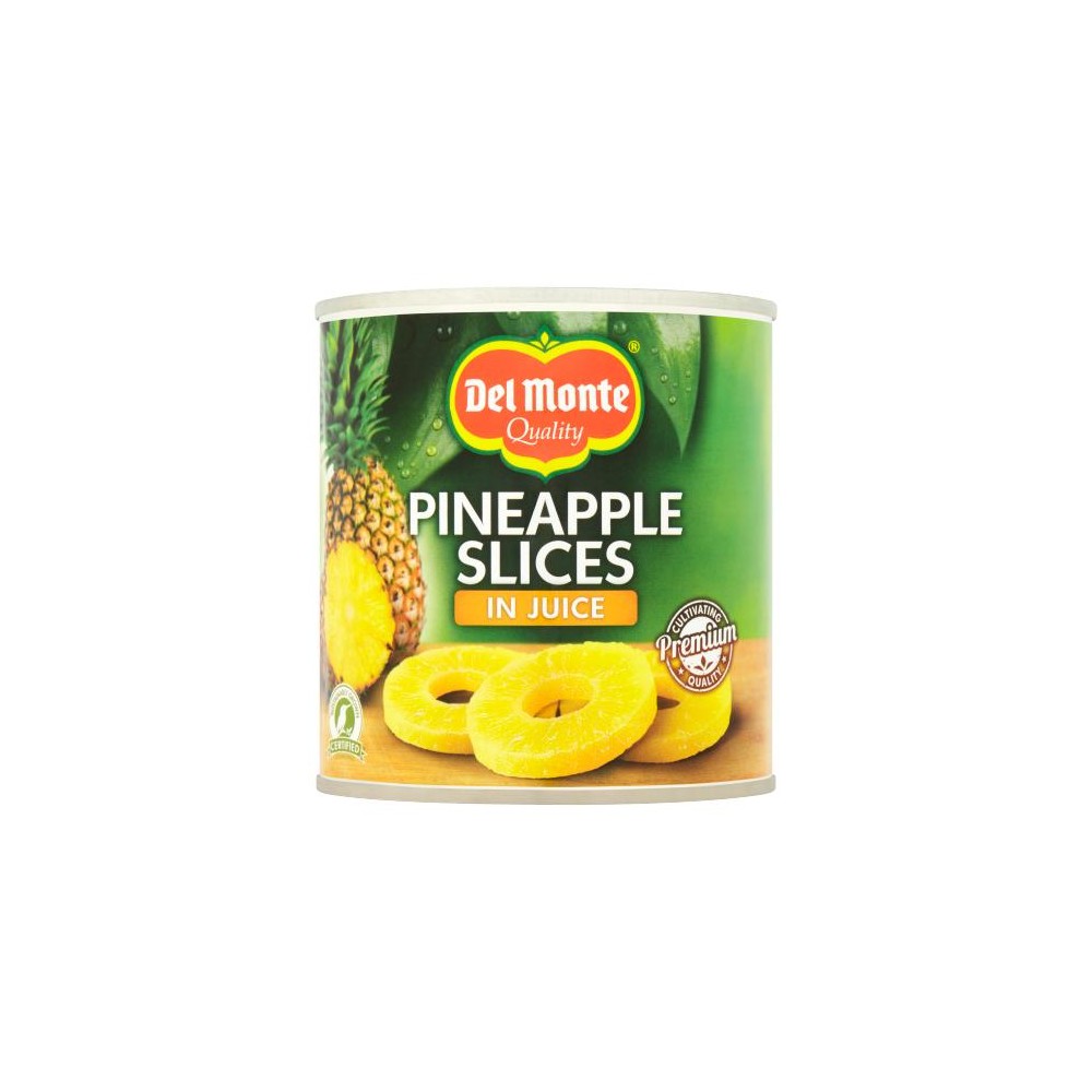 Del monte, pineapple slices in its own juice - 0024000001966