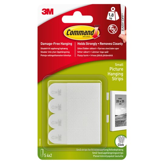 Command Small Picture Hanging Strips 4 Sets - 0051131830271