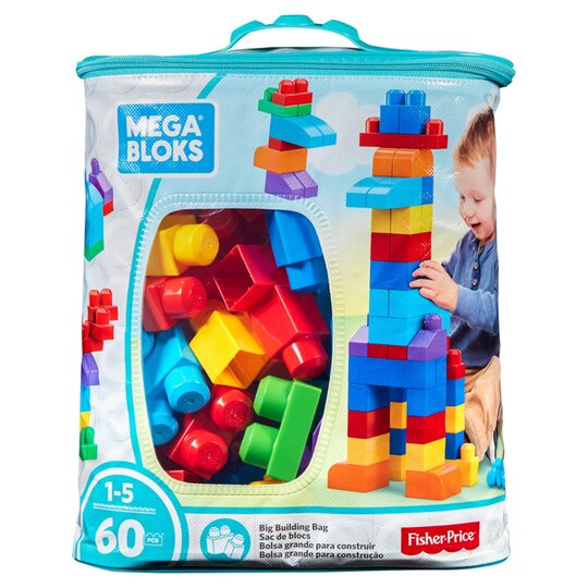 Mega Blocks Maxi Bag Classic 60Pcs - 0065541084162