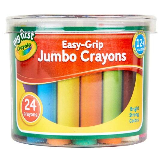 Crayola My First Jumbo Crayons 24 Pack - 0071662281045