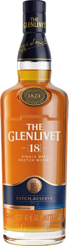 70CL WHISKY 18 ANS the GLENLIVET 43 ° - 0080432403105