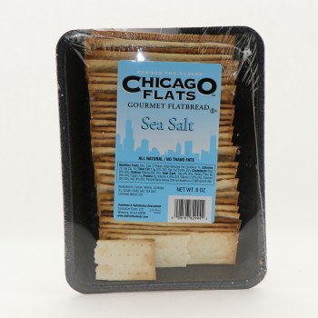 Chicago Flats, Gourmet Flatbread, Sea Salt - 0008107829944