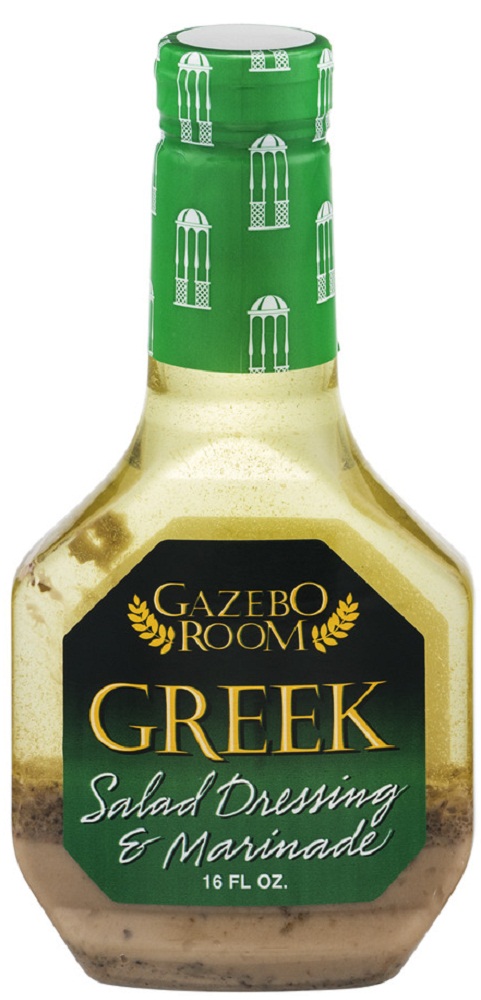 GAZEBO ROOM: Greek Salad Dressing and Marinade, 16 oz - 0008155902903