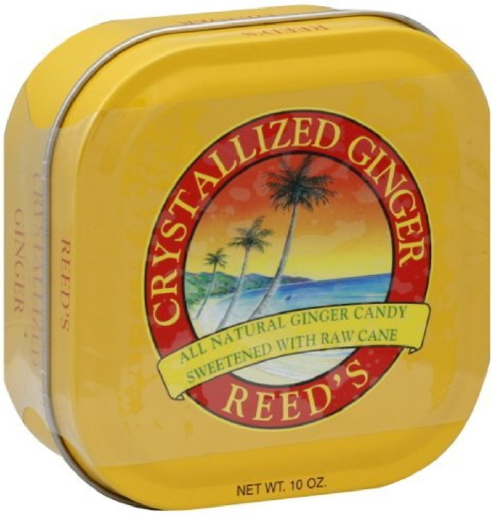 REED’S: Crystallized Ginger Candy in Tin Can, 10 oz - 0008274333381
