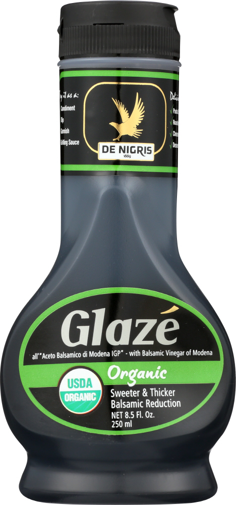 DE NIGRIS: Balsamic Glaze Organic, 8.5 oz - 0008295660107
