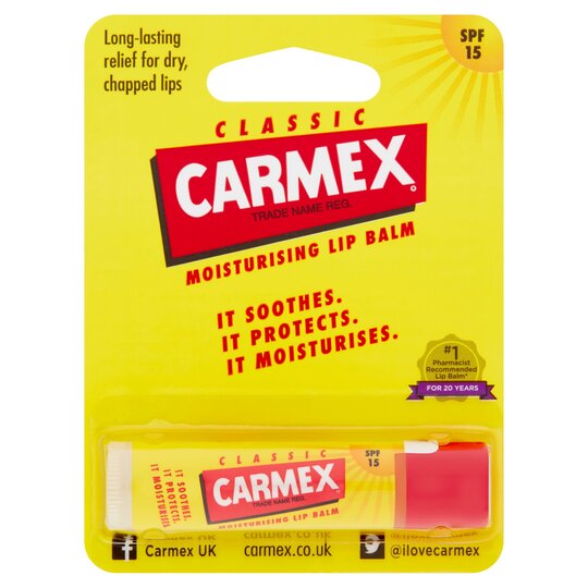 Carmex Classic Moisturising Lip Balm 4.25G - 0083078911171