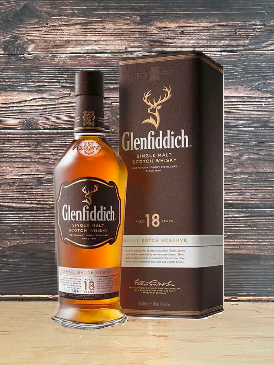 Glenfiddich Aged 18 Years Single Malt Scotch Whisky - 0083664990412